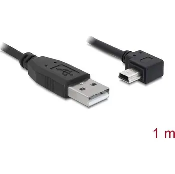 elektrický kabel Delock USB kabel USB 2.0 USB-A zástrčka, USB Mini-B zástrčka 1.00 m černá 82681