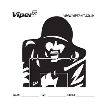 Terč na sportovní střelbu Viper Terč POSTAVA papírový oboustranný