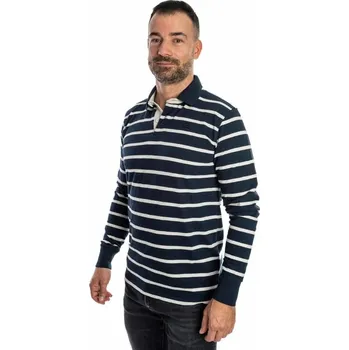 Pánské tričko Robe di Kappa OTTAR polokošile béžovo-modrá XL