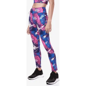 Dámské legíny Kappa KOMBAT ELME legíny fialovomodrorůžová grafika XS