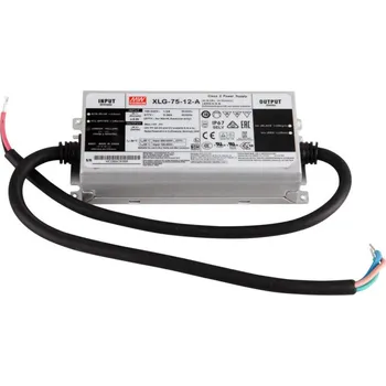 Napájecí zdroj pro osvětlení Zdroj napětí 12V 60W(!!!) 5A IP67 nastavitelný Mean Well XLG-75-12-A