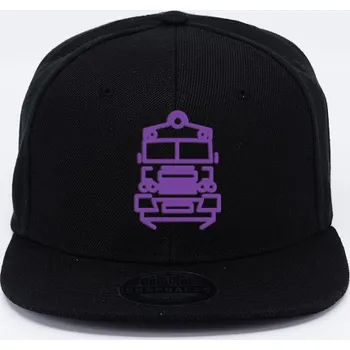 Kšiltovka Pantograff 560 snapback černá+fialová