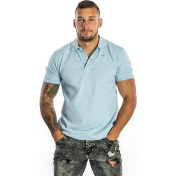 Pánské tričko Robe di Kappa AARAU polo X83-světle modrá 2XL