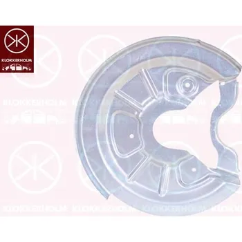 Brzdový kotouč Ochranný plech proti rozstřikování, brzdový kotouč KLOKKERHOLM 9534878