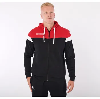 Pánská mikina Kappa ACCIOZI mikina černá, červená M