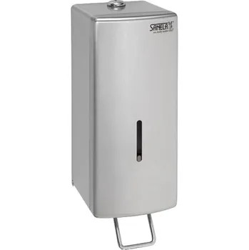 Dávkovač mýdla Sanela dávkovač mýdla a dezinfekce 1l, nástěnný, nerez mat