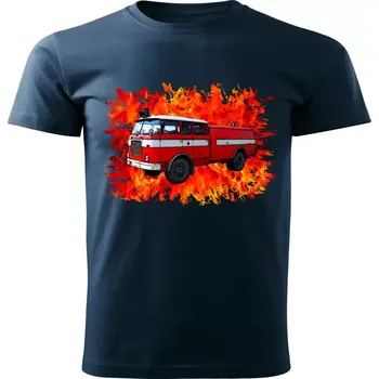 tričko pro hasiče ŠKODA 706 RTHP navy modré (dětské hasičské tričko )