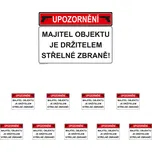 Walteco Majitel má zbraň 210x148mm, formát A5, samolepka Množství: 10 ks