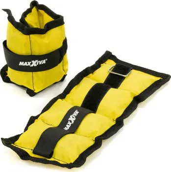 Zátěžové oblečení MAXXIVA Zátěžové manžety, 2 x 0,5 kg, žlutá