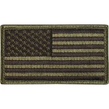 Nášivka ROTHCO Nášivka USA vlajka 4,5 x 8,5 cm ČERNÁ/ZELENÁ