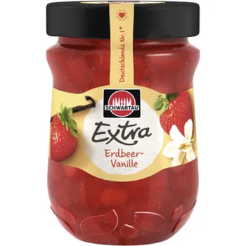 Schwartau Extra Jahodový džem s vanilkou 340g