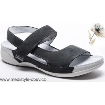 Dámská obuv MEDISTYLE TIMEA 2T-H26/1/TL zdravotní sandál ŠEDÝ, šedá - 41