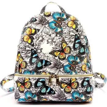 Městský batoh Dámský kožený batoh Luka 20-012 FL vzor 1