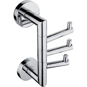 Nimco UNIX držák s háčky, otočný, chrom