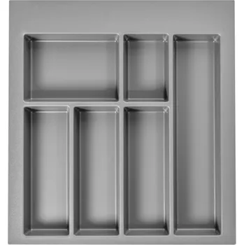 Organizace kuchyně Vložka do zásuvky 500 Axispace, antracitová barva