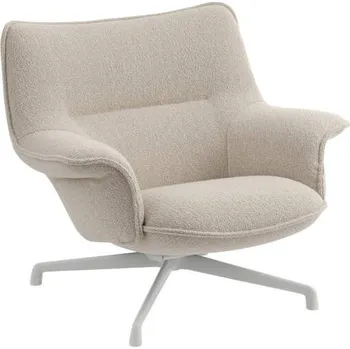 Křeslo Muuto Křeslo Doze Lounge Chair Low Swivel, Heart 7 / grey