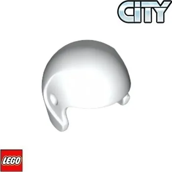 Stavebnice LEGO LEGO® Příslušenství k figurkám LEGO Letecká Helma / 93560 Barva: Bílá 93560
