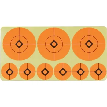 samolepka JACK PYKE Samolepky na otočné terče 1"a 2" sada 10ks (100 samolepek)