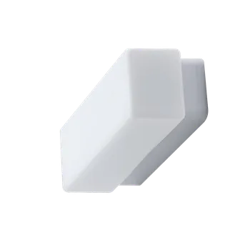 Osmont 67780 Flora 2, nástěnné/stropní svítidlo v obdélníkovém tvaru, LED 8W 4000K, délka 31cm, stříbrná