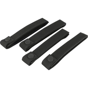 Airsoft CONDOR OUTDOOR Poutka pro upevnění výstroje MODULAR 15cm/4ks ČERNÉ