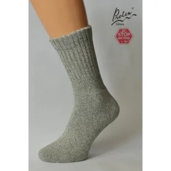 Pánské ponožky Nadměrné ponožky Relax šedé XXL