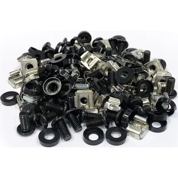 Racková skříň Montážní sada M6 (50ks / bal.) - 12mm BLACK