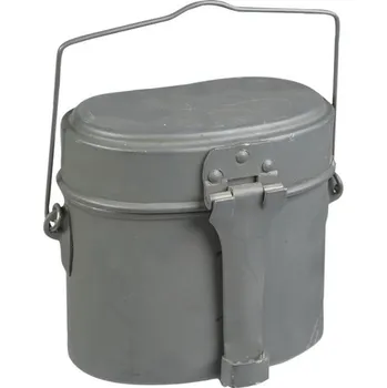 Kempingové nádobí Armda NVA/DDR Nádobí polní /ledvina/ NVA ALU ŠEDÉ