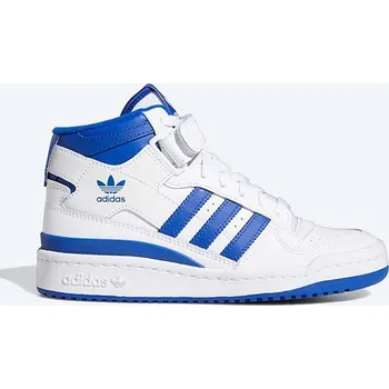 Dámská obuv Kožené tenisky adidas Originals Forum Mid J FZ2085 bílá 00X, EUR 36 2/3