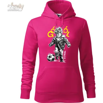 Pánská mikina Mikina - Fotbalista junior Barva: Purpurová (40), Velikost: L, Střih: Dámské