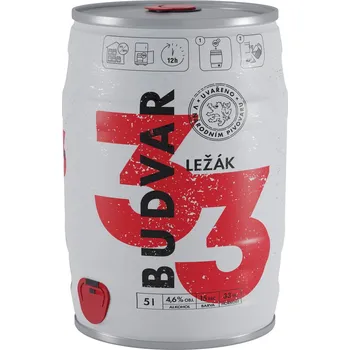 Pivo Budějovický Budvar 33 11° 5 l soudek