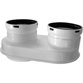 Kouřovod Baxi sada pro dělené odkouření 80mm, otočná