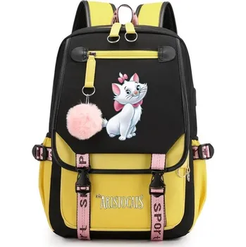 Městský batoh Disney batoh s USB nabíjením pro Notebook - 019