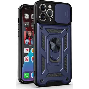 Pouzdro na mobilní telefon Kryt Huawei P40 Lite Techsuit CamShield Pro modrý