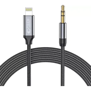 Audio redukce TECH-PROTECT ULTRABOOST LIGHTNING TO AUX MINI JACK 3.5MM CABLE 100CM (9490713929087)