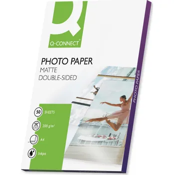 Fotopapír Q-Connect Photo Paper Matte Double-Sided A4 50 listů