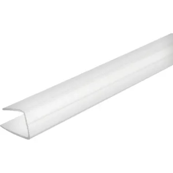 Stavební profil Covernit Ukončovací profil PC-U čirý 6 mm 2130 x 6 mm