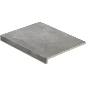 Dlažba Ströher Aera 1745 crio, schodovka, šedá, matná, 29,4 x 34 x 3,5 x 1,1 cm