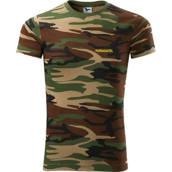 Pánské tričko Pořadatel - Army CAMOUFLAGE - 2XL ( Hnědý maskáč )