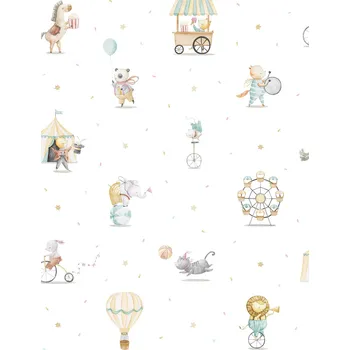 Tapeta ICH Wallcoverings Dětská vliesová tapeta se zvířátky, 971-3, Mika, ICH Wallcoverings, velikost 10,05 x 0,53 m