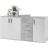 Komoda Tempo Kondela Poppy 3 0000193921 bílá/beton