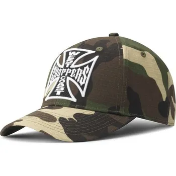 Kšiltovka West Coast Choppers Kšiltovka Cross Roundbill Snapback maskáčová