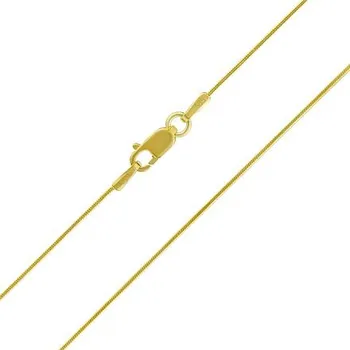 Řetízek Dámský zlatý řetízek hádek 0,8 mm varianta 45 cm TTG1366-45 cm