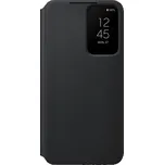 Originální Samsung Clear View Kryt pro Galaxy S22+ Barva: Černá
