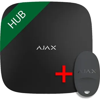 Zabezpečovací technika SET Ajax Hub black + Ajax SpaceControl black