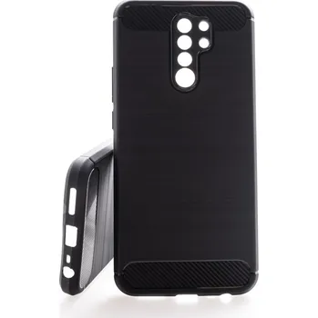 Pouzdro na mobilní telefon Pouzdro Forcell Carbon XIAOMI Redmi 9 černé