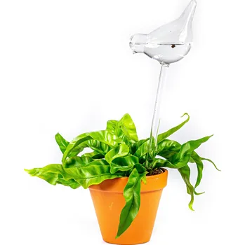 Zavlažovač Skleněný zavlažovač ptáček