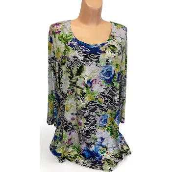 Dámská tunika Halenka BARO, Barva Jako na obrázku, Velikost XXL50, Materiál 96% Viskoza 4% Lycra