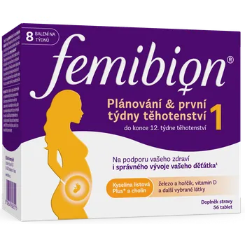 Procter & Gamble Femibion 1 Plánování & první týdny těhotenství, 56 tbl.