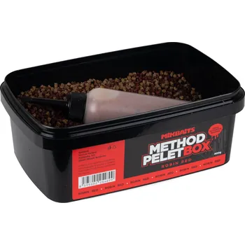 Recenze Mikbaits Method Pelet Box Robin Red 400 g + Activator 120 ml