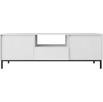 Obývací pokoj TV stolek/skřínka Samker 2K1SZ, Barva dřeva: bílá MIRJAN 5903211333668